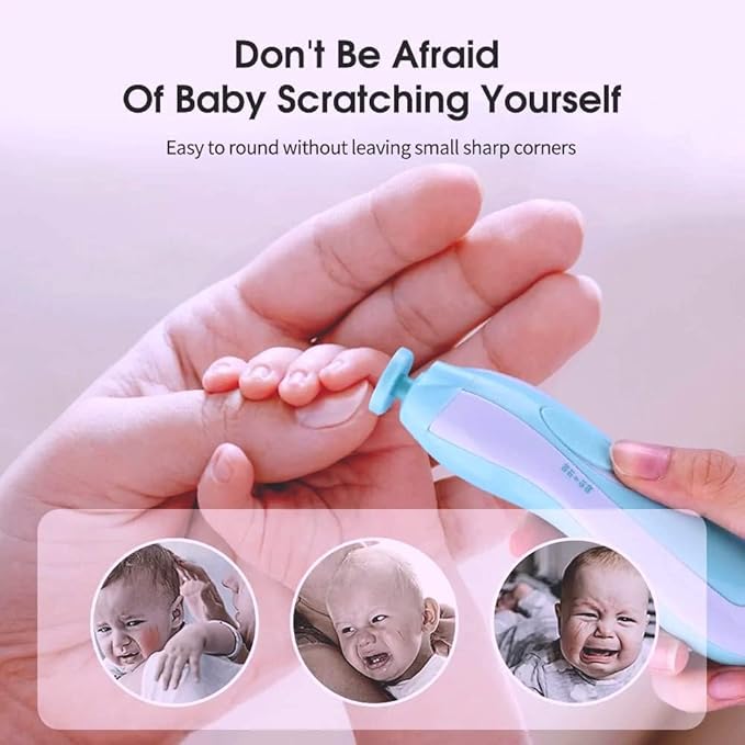 Baby Electric Nail Clipper – Painless & Safe for Newborns